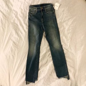 MOTHER Denim Two Step Fray Jeans